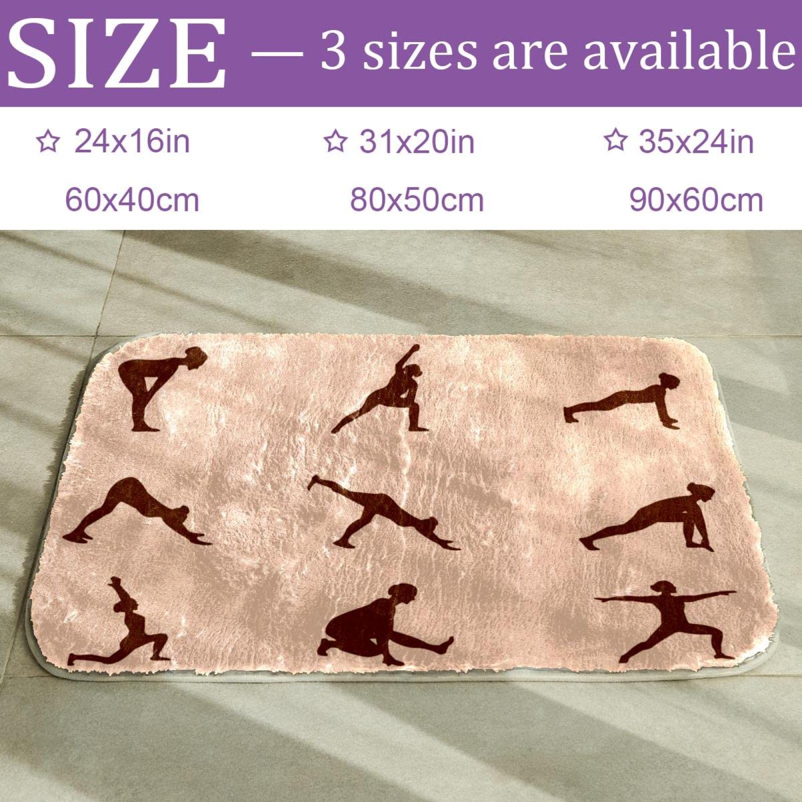 Tapis à poils longs ultra doux en fausse fourrure pour pose de yoga