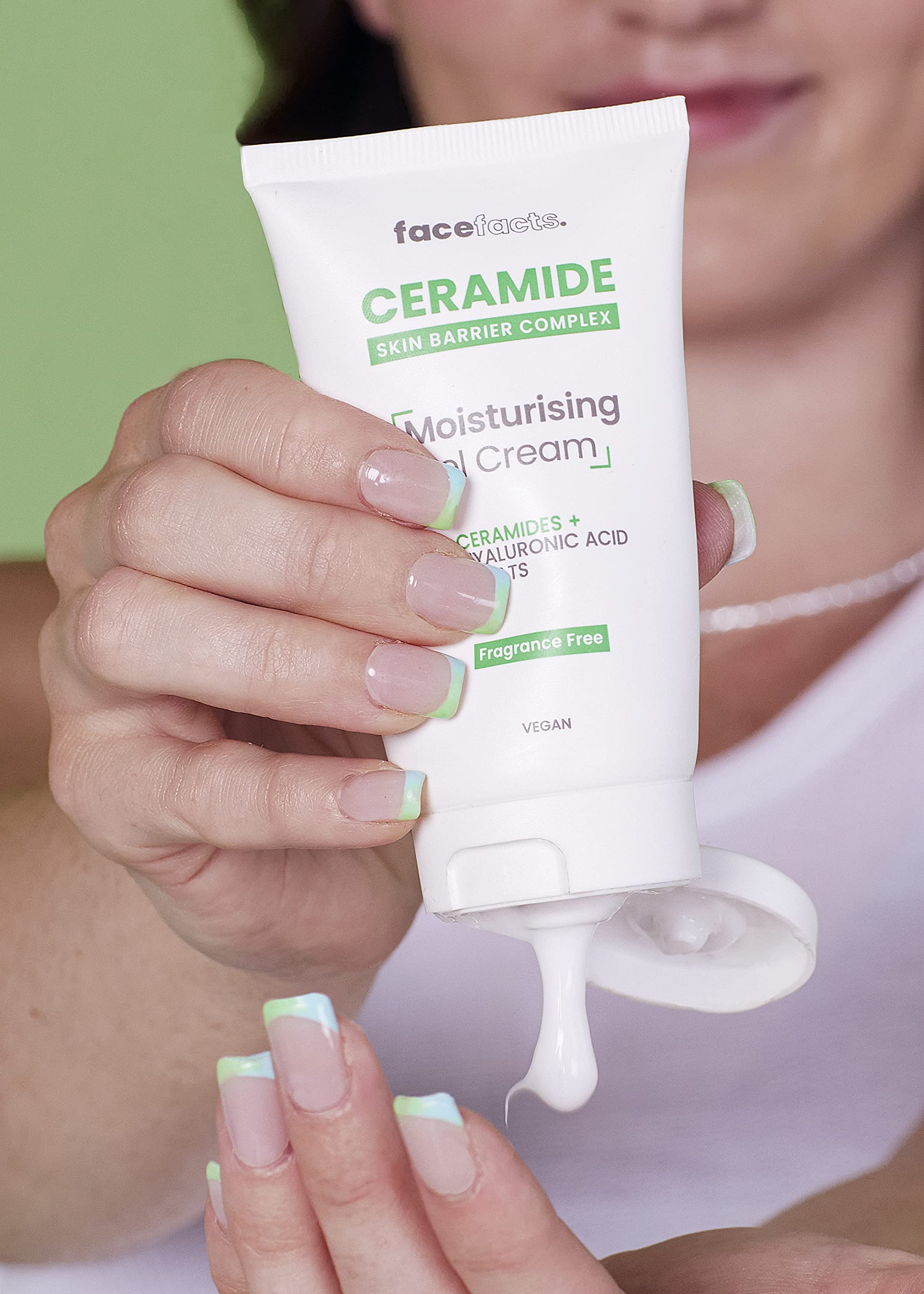 Face Facts Ceramide Skin Care Set, Eye Cream 15ml, Moisturising Gel 50ml, Repairing Serum 30ml, Hydrating Cleanser 200ml - Image 4