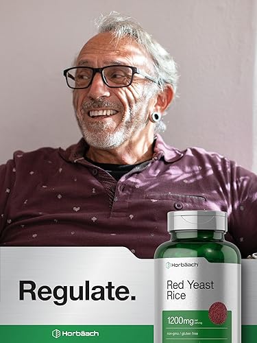 Miniatura 7 de Horbäach Arroz de levadura roja 1200 mg  120 cápsulas  Suplemento sin OMG, sin gluten