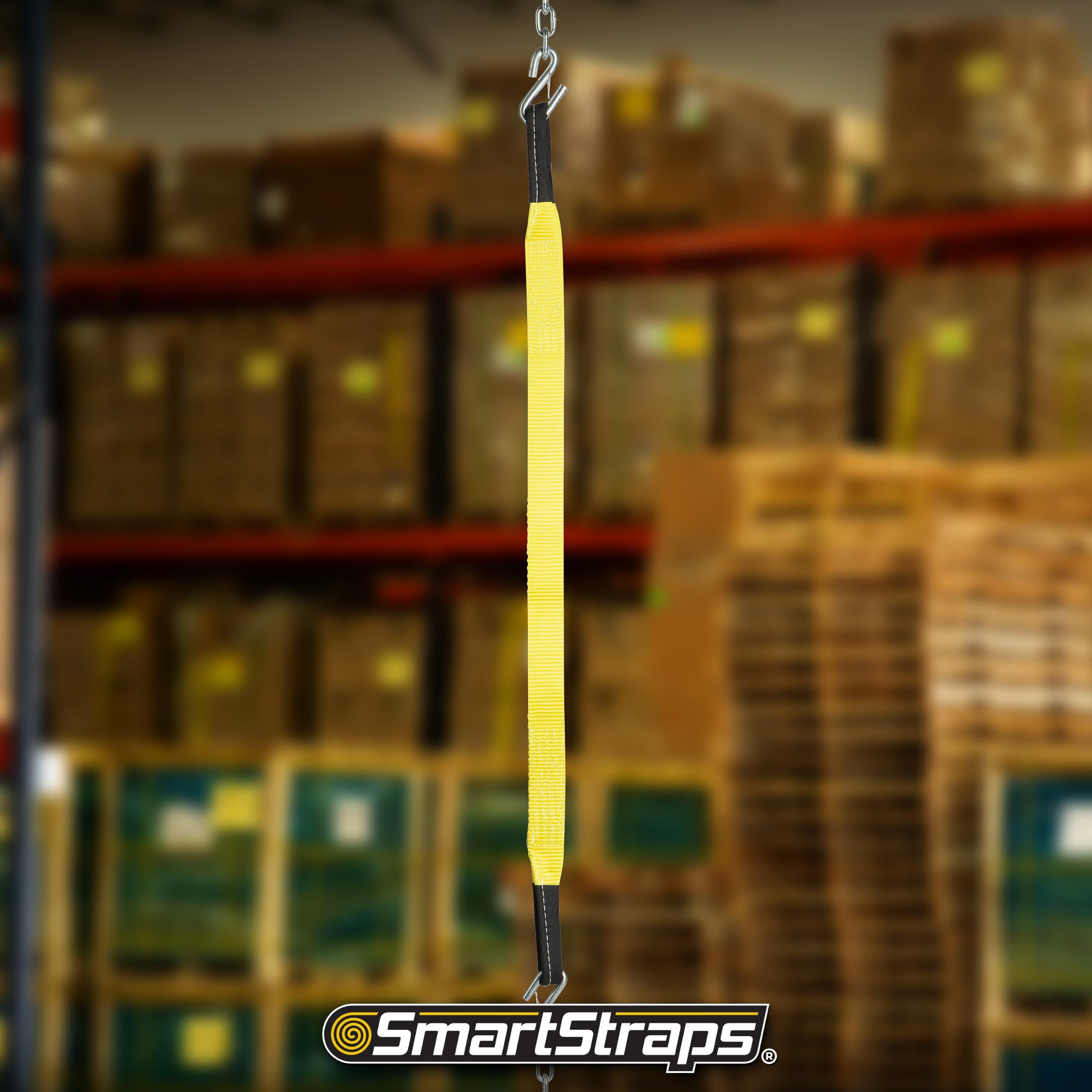 SmartStraps Lifting Sling - 3200 lb Yellow Webbing -8