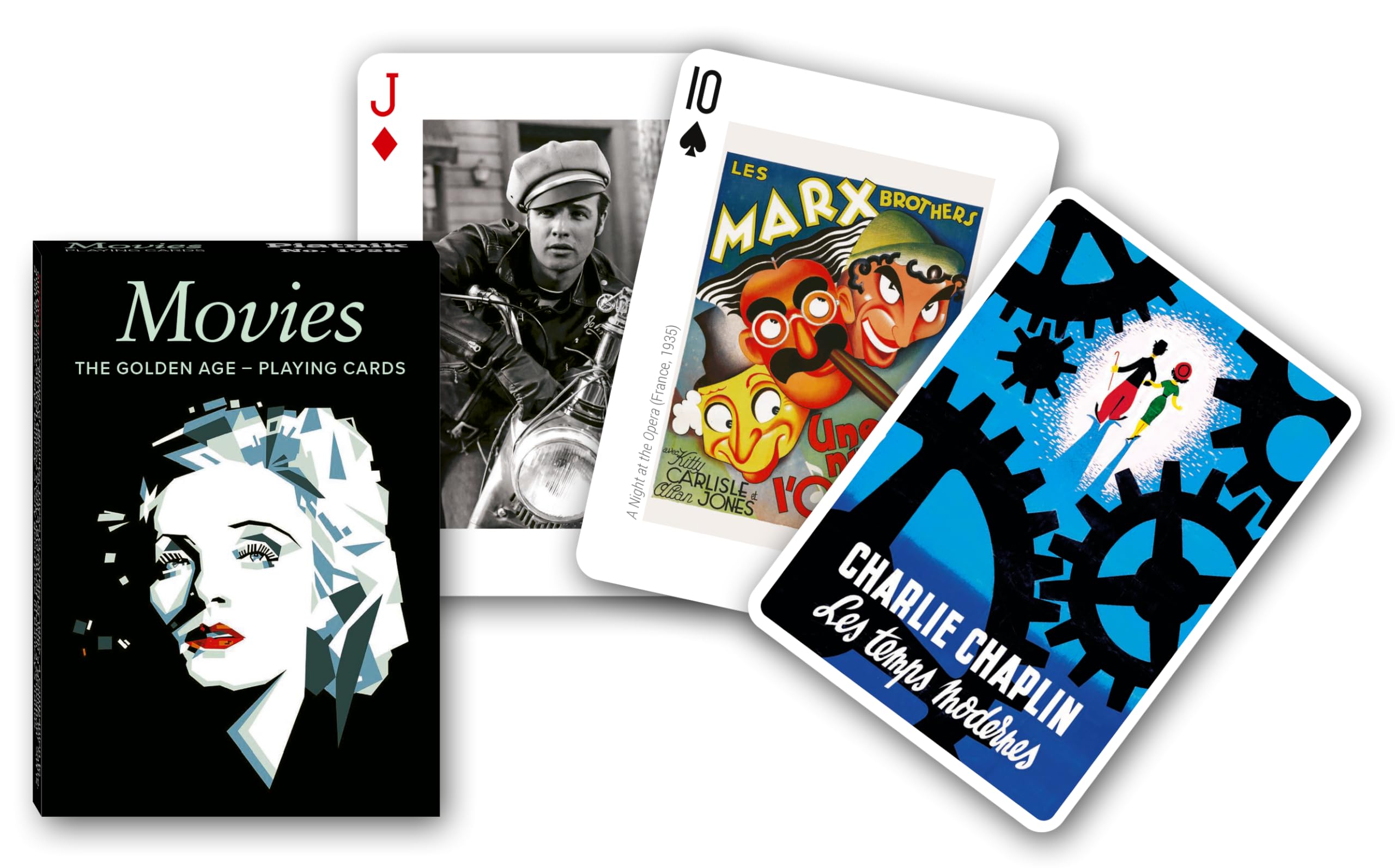 Piatnik Card Game Movies - The Golden Age 54 Sheets