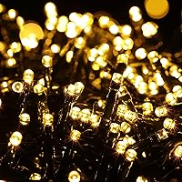 PhilzOps Luci di Natale Esterno 1000 LEDs 25M Bianco Caldo Catena Luminosa con Spina
