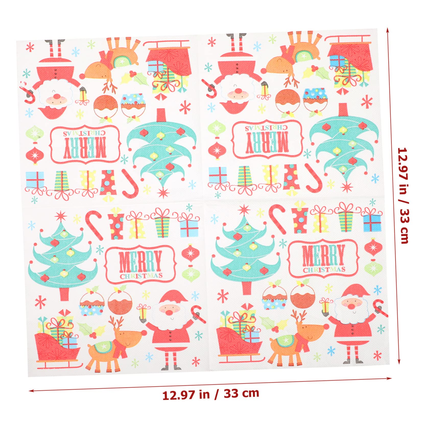 BRIGHTFUFU 40Pcs Christmas Themed Grease Paper Liners for Baking Food Wrapping and Sandwiches Decorative Paper Liners for Holidays and Festive Occasions