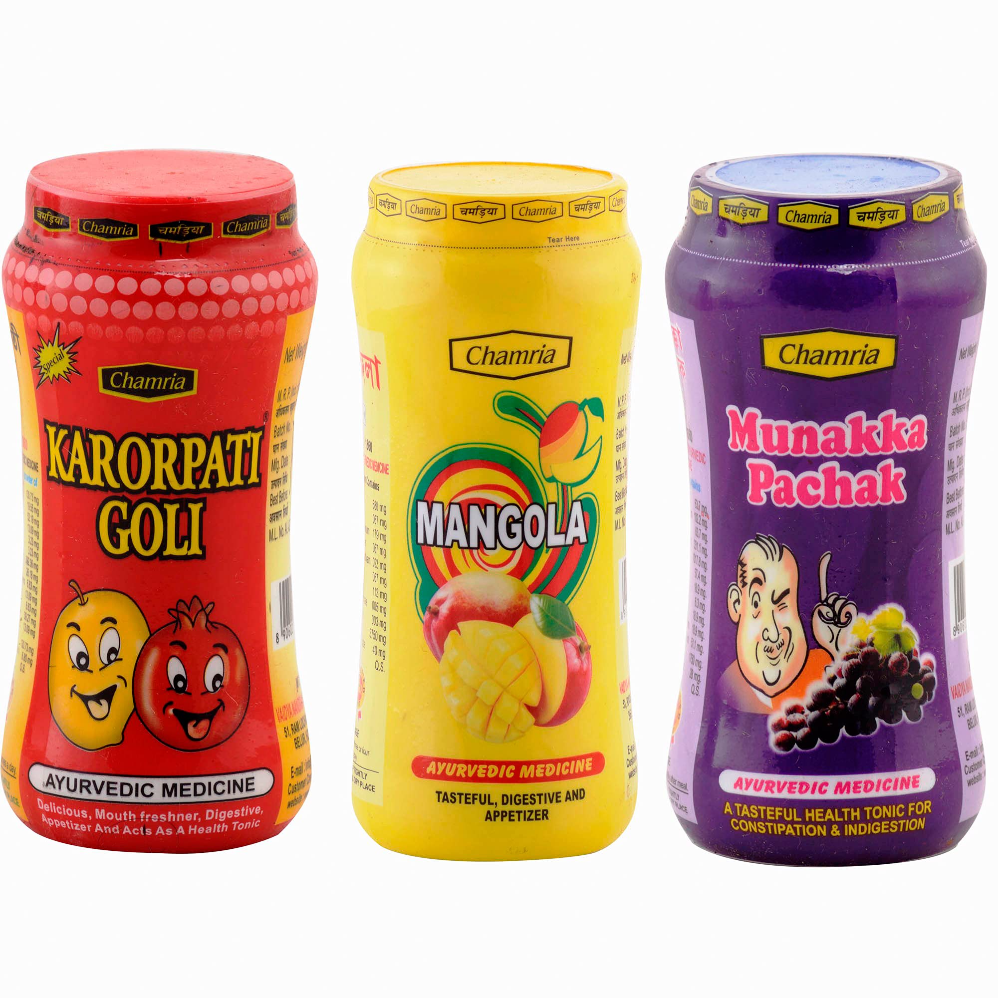 CHAMRIA COMBO OF BEST SELLERS -KARORPATI GOLI 200GMS, MANGOLA 200GMS & MUNAKKA PACHAK 200GMS (B08YK1LPSQ) Amazon Price History, Amazon Price Tracker