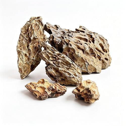 Dragon Stone Aquascaping Rocks, 1 lb (2-4"), Aquarium Stone Set