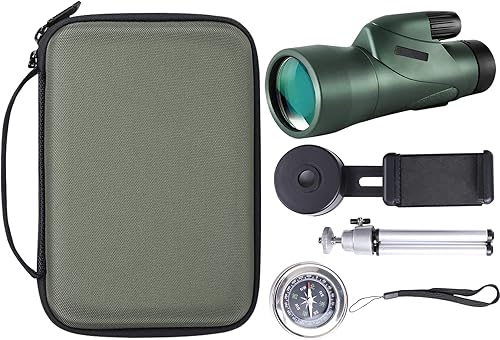 Miniatura 5 de Khanka Caja de almacenamiento para telescopio monocular duro, estuche de transporte de repuesto para Gosky 12x55, Titan 12X50Pankoo 40x60, 16x52,