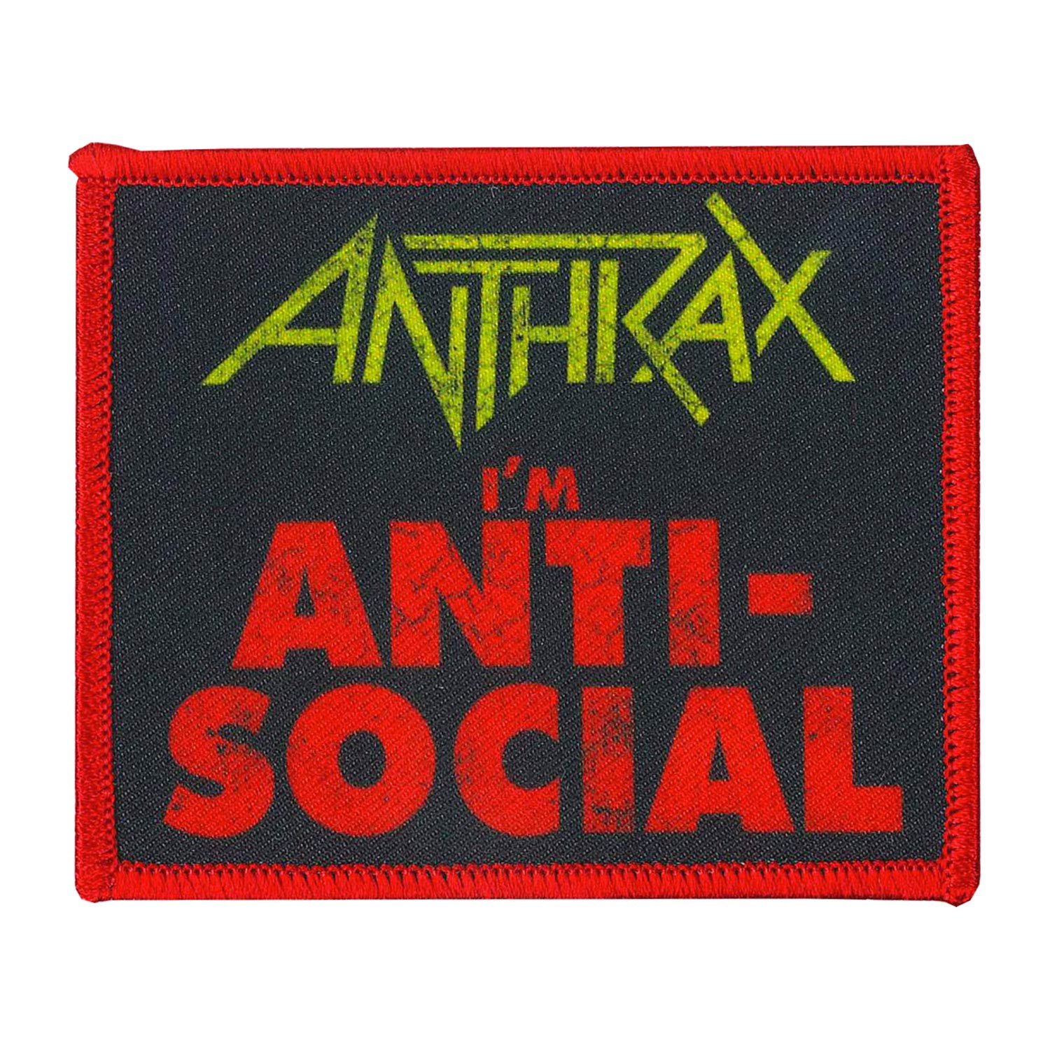 C&D Visionary Multi Color Anthrax I'm Anti Social Patch,