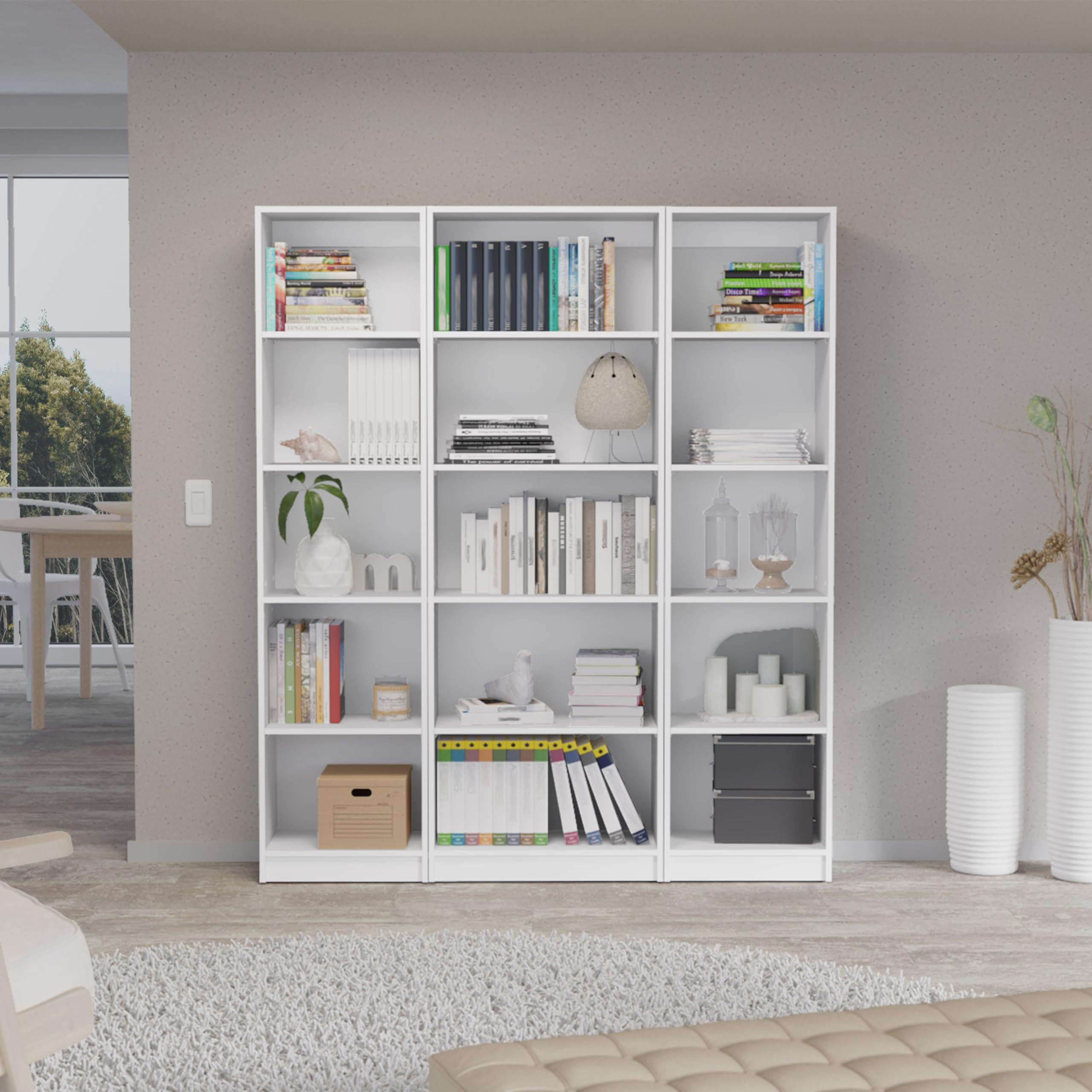 Amazon.com: 3 Pcs Home Bookcase Set, 60