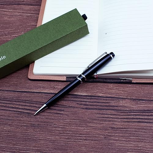 Miniatura 3 de Ancolo Juego de bolígrafos Bolígrafos de escritura de lujo para hombres o mujeres. Con caja de regalo y 2 recambios de tinta negra adicionales.