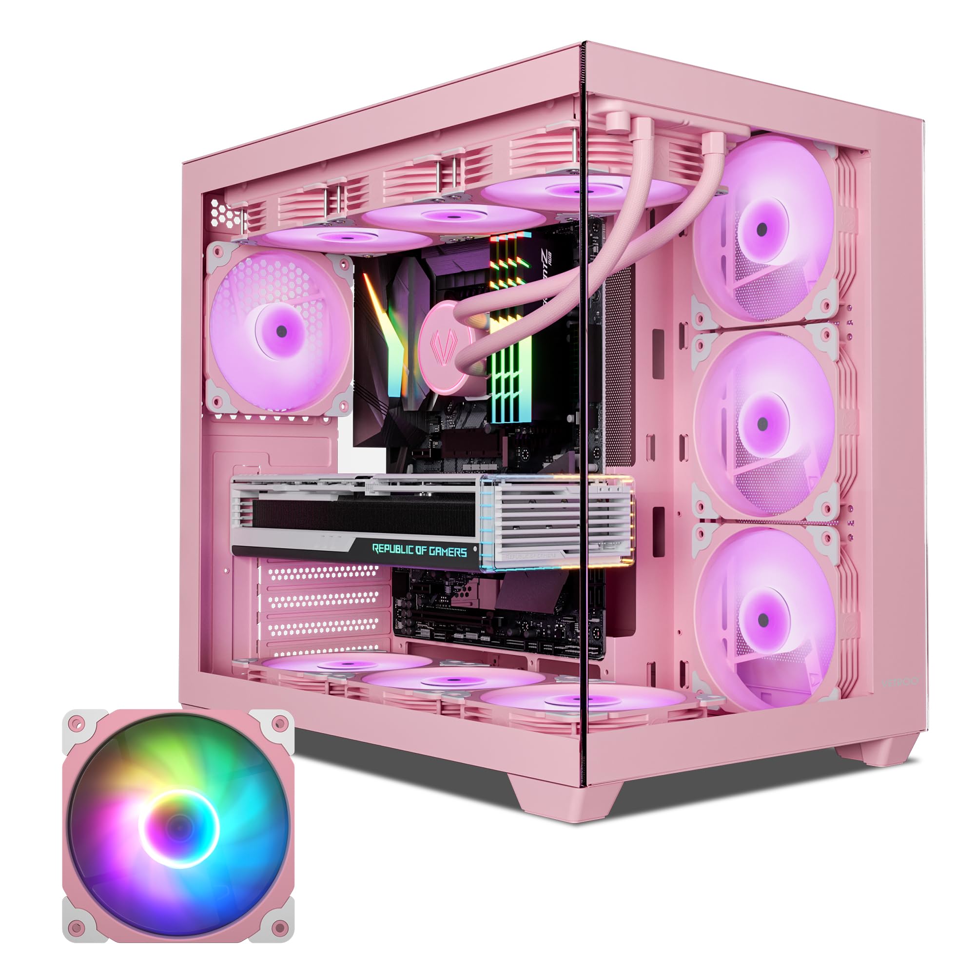 Amazon.com: Vetroo AL900 ATX PC Case Customization ARGB & PWM