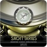 Sagittarius Beautiful Clock Widget Zodiac Theme for Android
