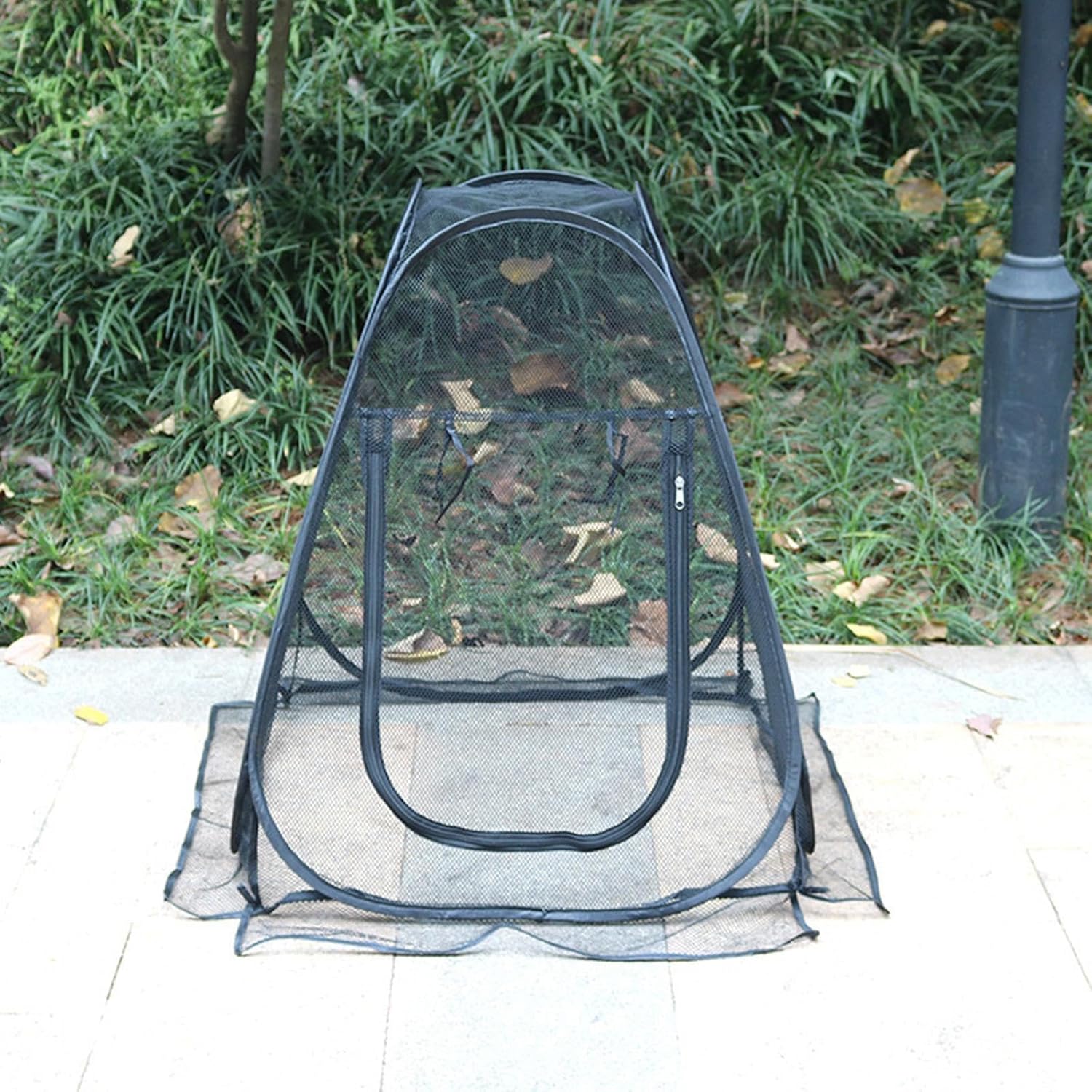 1人用 キャンプネットテント キャリーバッグ付き 28.35x28.35x32.28インチ ポップアップシェルター フライスクリーン