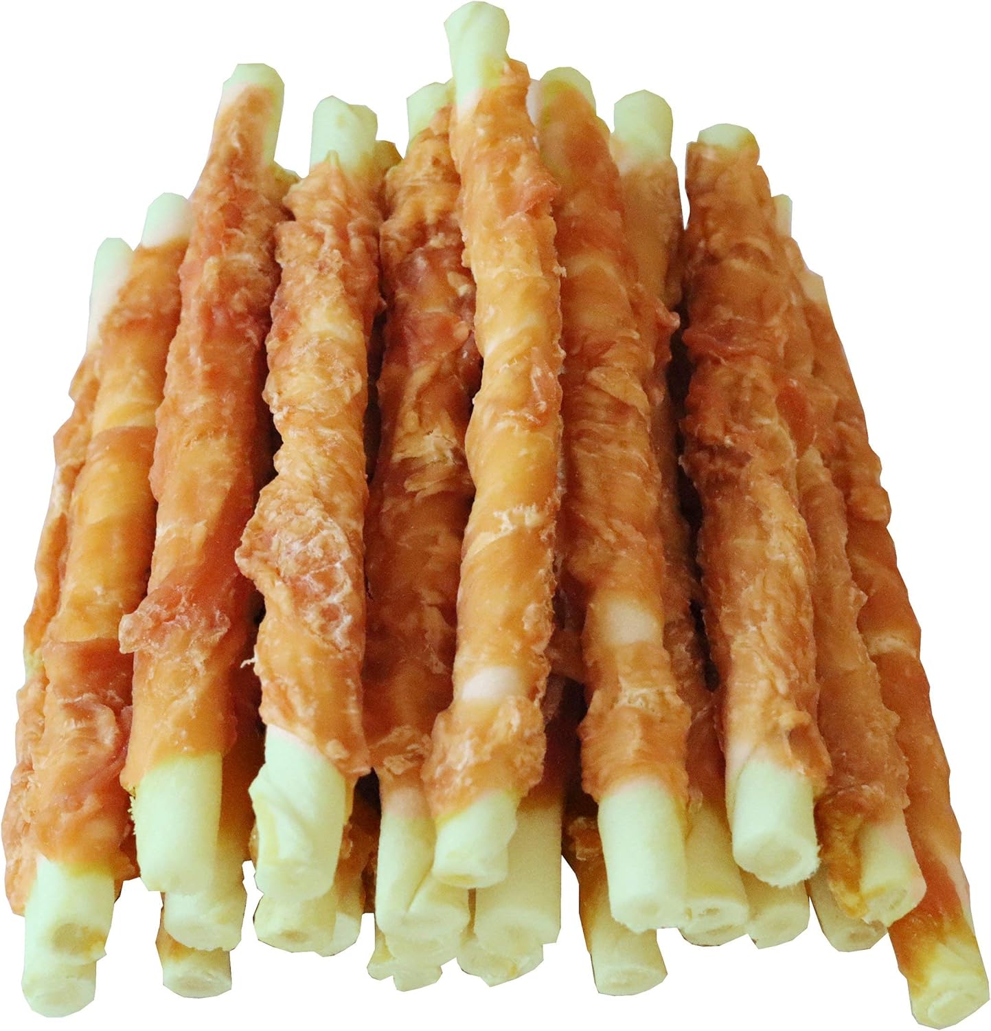 Chicken Wrapped Rawhides Dogs Treats Puppy Training Snacks Sticks Dog Chews 2lb