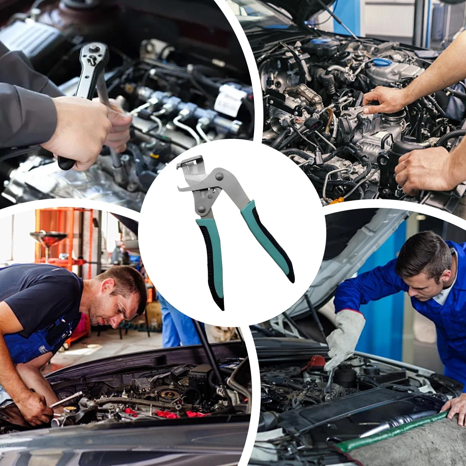 Genérico Car Clip Pliers and Disassembly Tools, Efficient Multi-Functional Automotive Pliers, Easy To Remove Fasteners, Clips, Buckles, and Rivets