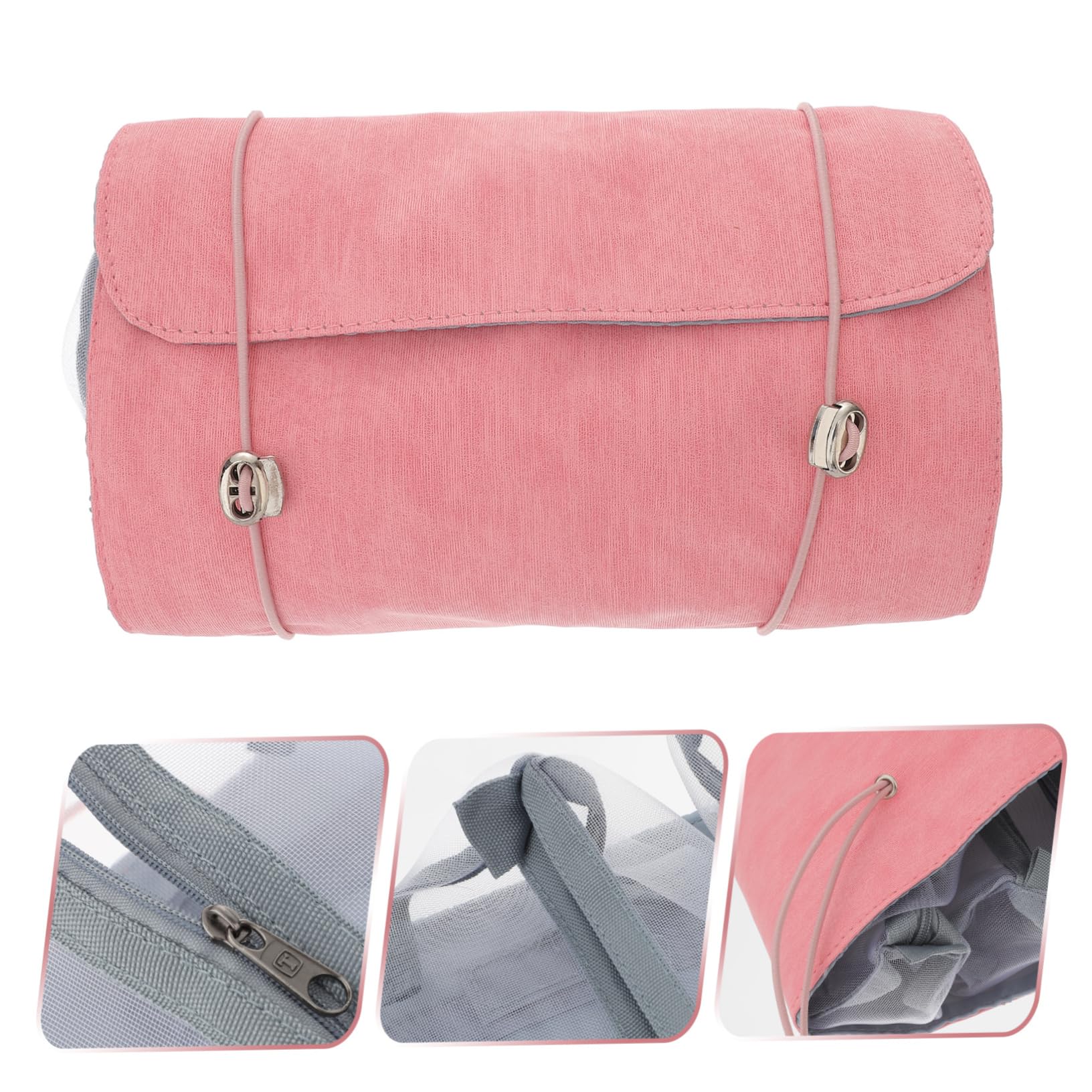 Amosfun 3stücke Reise Kosmetiktasche Mit Abnehmbarem Design Großer Faltbarer Toilettenbeutel Für Make-up Und Pflegeartikel Für Unterwegs Und Aufhängen Langlebigem Pu
