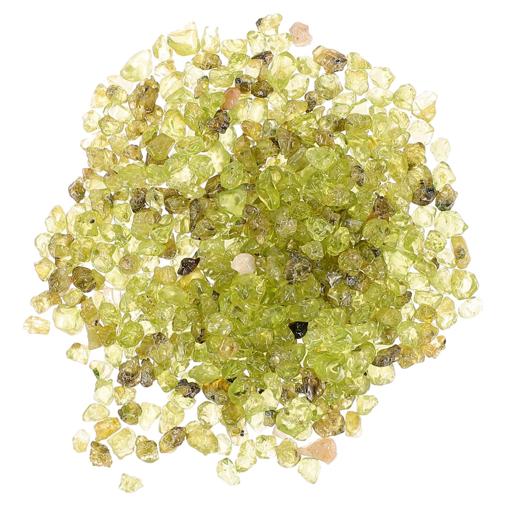 HAPINARY Natural Peridot Rough Stone Aquarium Decor Fish Tank Rocks Aquascaping Stones