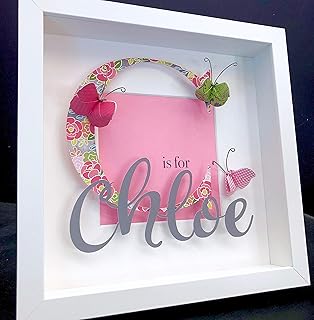 Nursery Initial Decor, Nursery Letters, Baby Girl Nursery Decor, Personalized Nursery Wall Art, Personalized Baby Girl Art with Butterflies