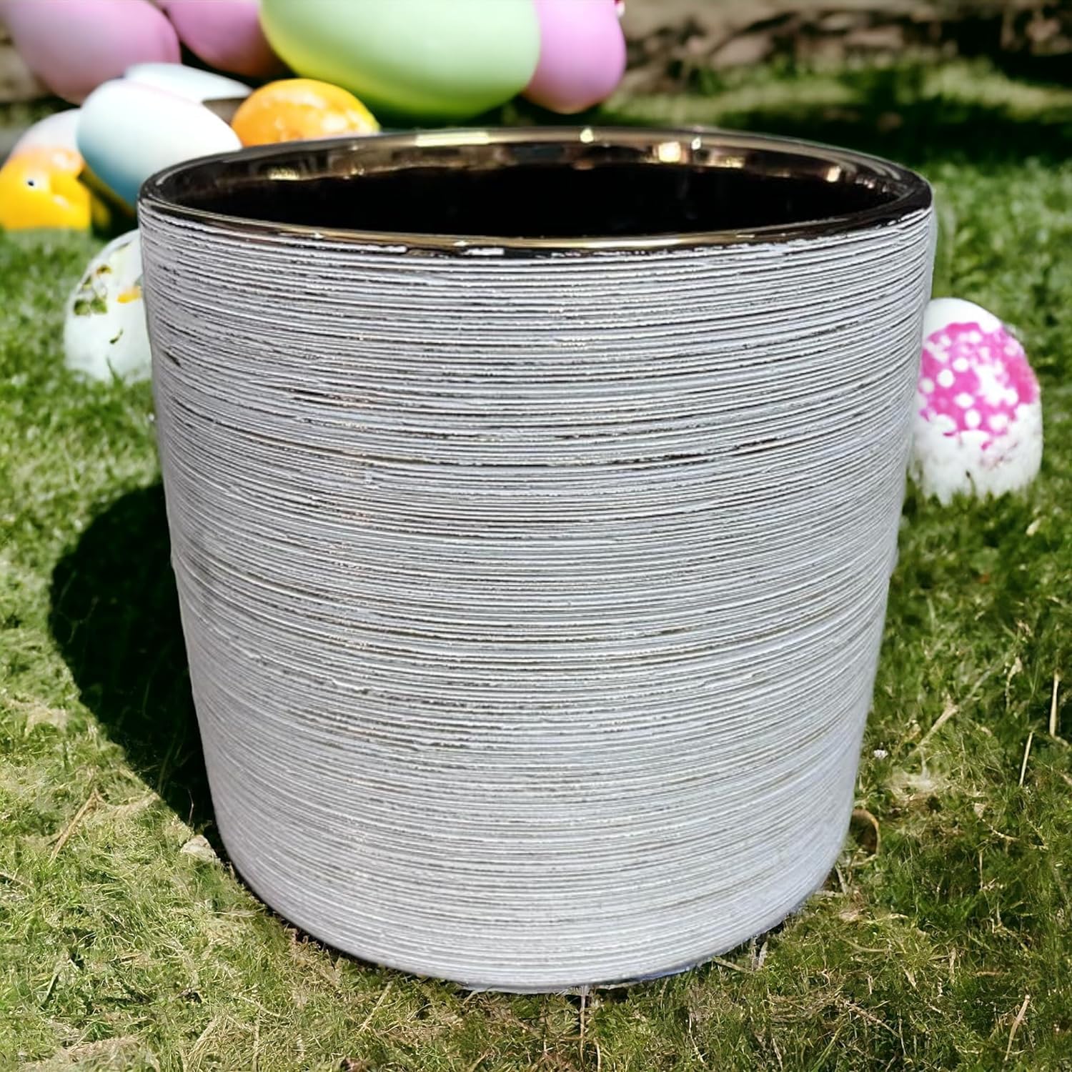 Fox & Fern Ceramic Flower Pot - 5 Inch -16