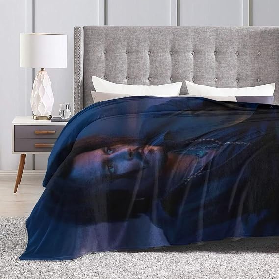 Johnny Depp Blanket Bedding Fleece Blanket Soft Throw Blankets Lightweight Anti-Static Blanket - 3 Sizes
