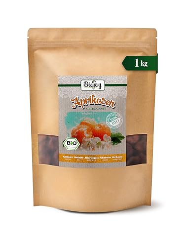 Biojoy BIO Aprikosen getrocknet, ungeschwefelt, 1 kg | ohne Zuckerzusatz,