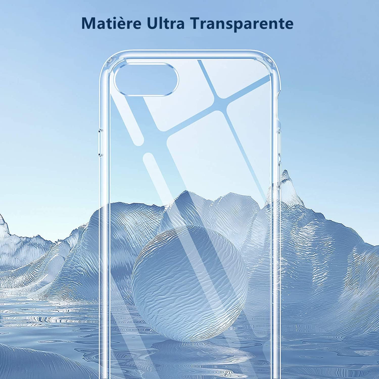 Clear Case for iPhone 8/7/SE 2020 - Syncwire Anti-Yellowing Anti-Scratch Shock Absorption Protective Cover 4.7" Compatible with iPhone 8/7/SE 2020 - Transparent
