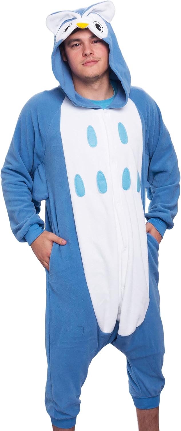 Adult Onesie Halloween Costume - Animal and Sea Creature - Plush One Piece Cosplay Suit for Adults, Women and Men FUNZIEZ!