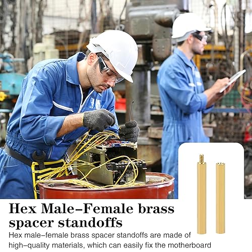 Miniatura 23 de Kit de 180 separadores de placa base M4, tornillos y tuercas, separadores hexagonales de latón macho-hembra, tornillos para computadora portátil