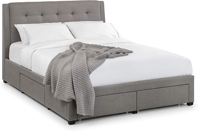 Julian Bowen Fullerton Bed, Grey, Super King