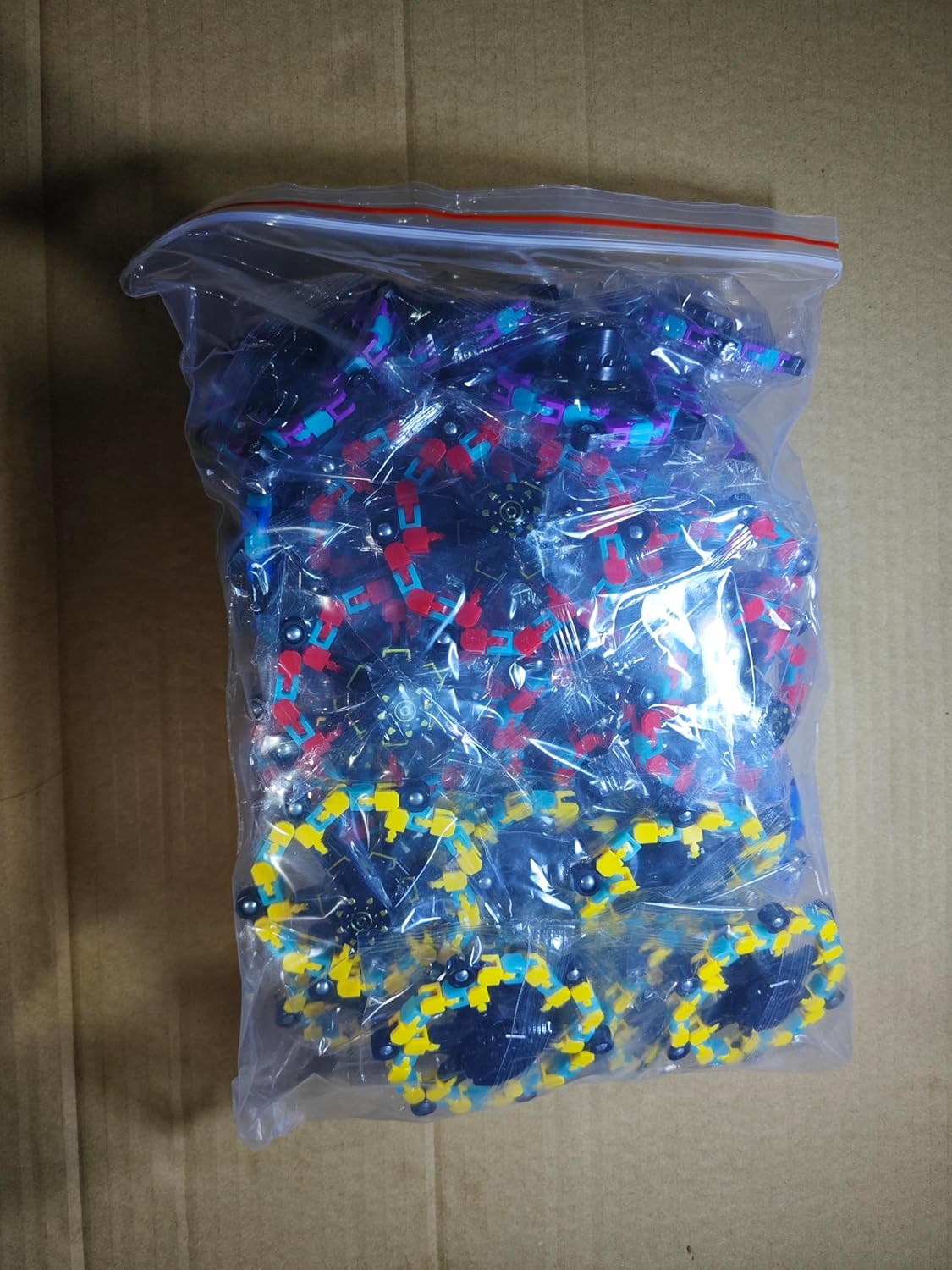 Easter Basket Stuffers for Kids, 72PCS Glow Transformable Fidget Spinners for Kids and Adults, Stress Relief Sensory Toys for Boys and Girls, Fingertip Gyros Easter Birthday Party Favors for Teens