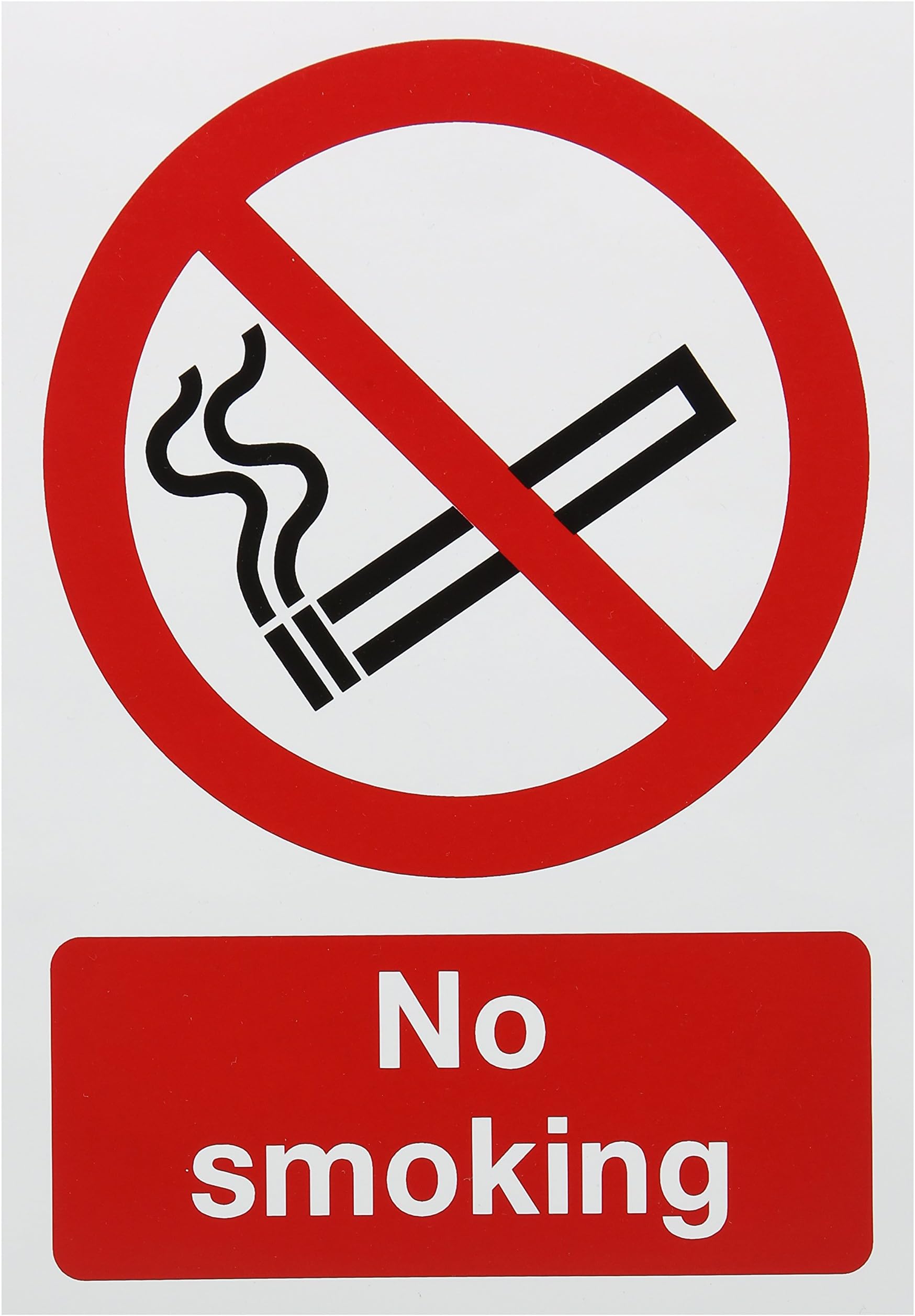 ML02051S Safety Sign "No Smoking", A5, Self-Adhesive