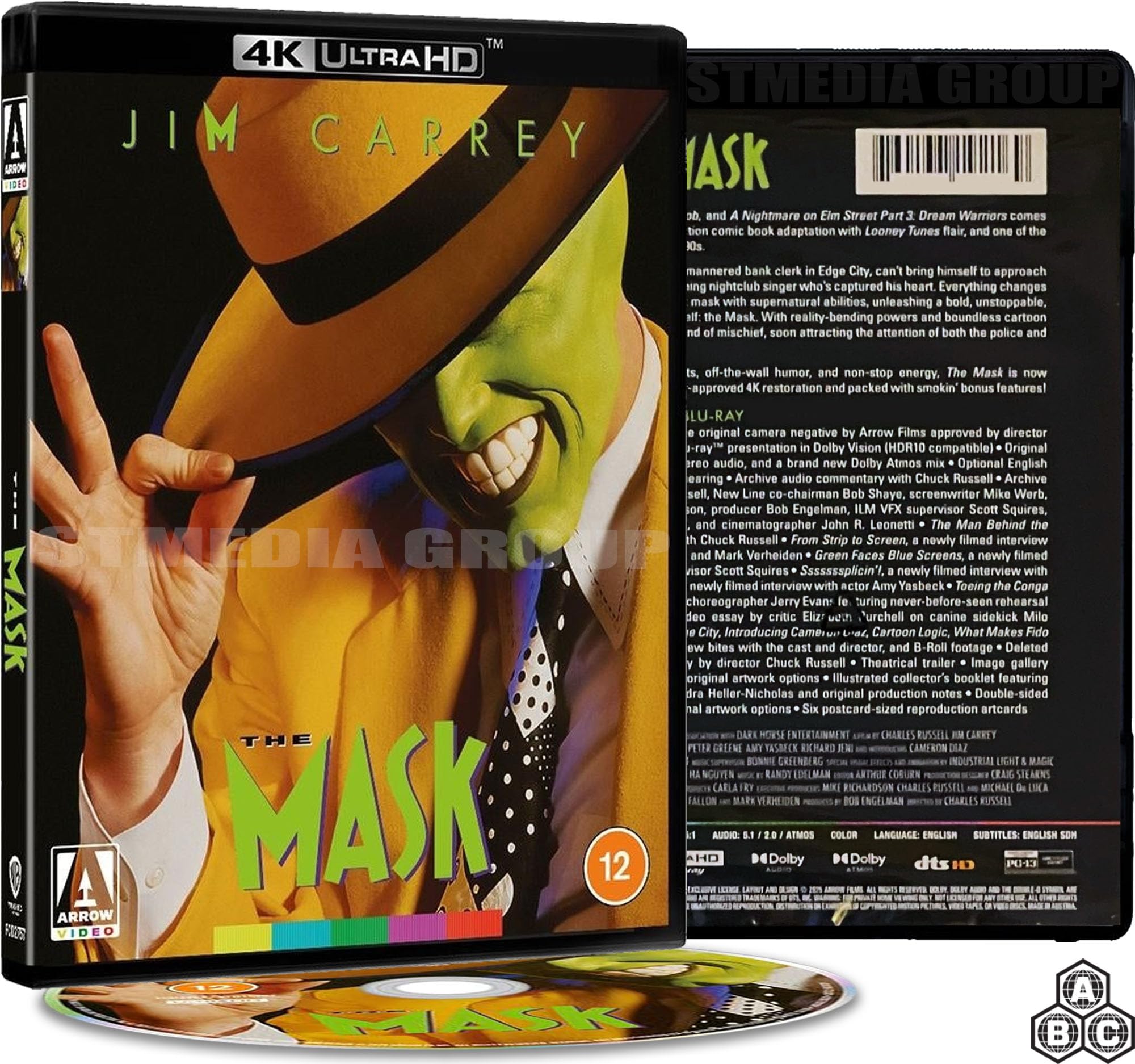 The Mask (Special Edition / Reversible cover / with Jim Carrey) [1994] [4K Ultra HD] [Region Free]