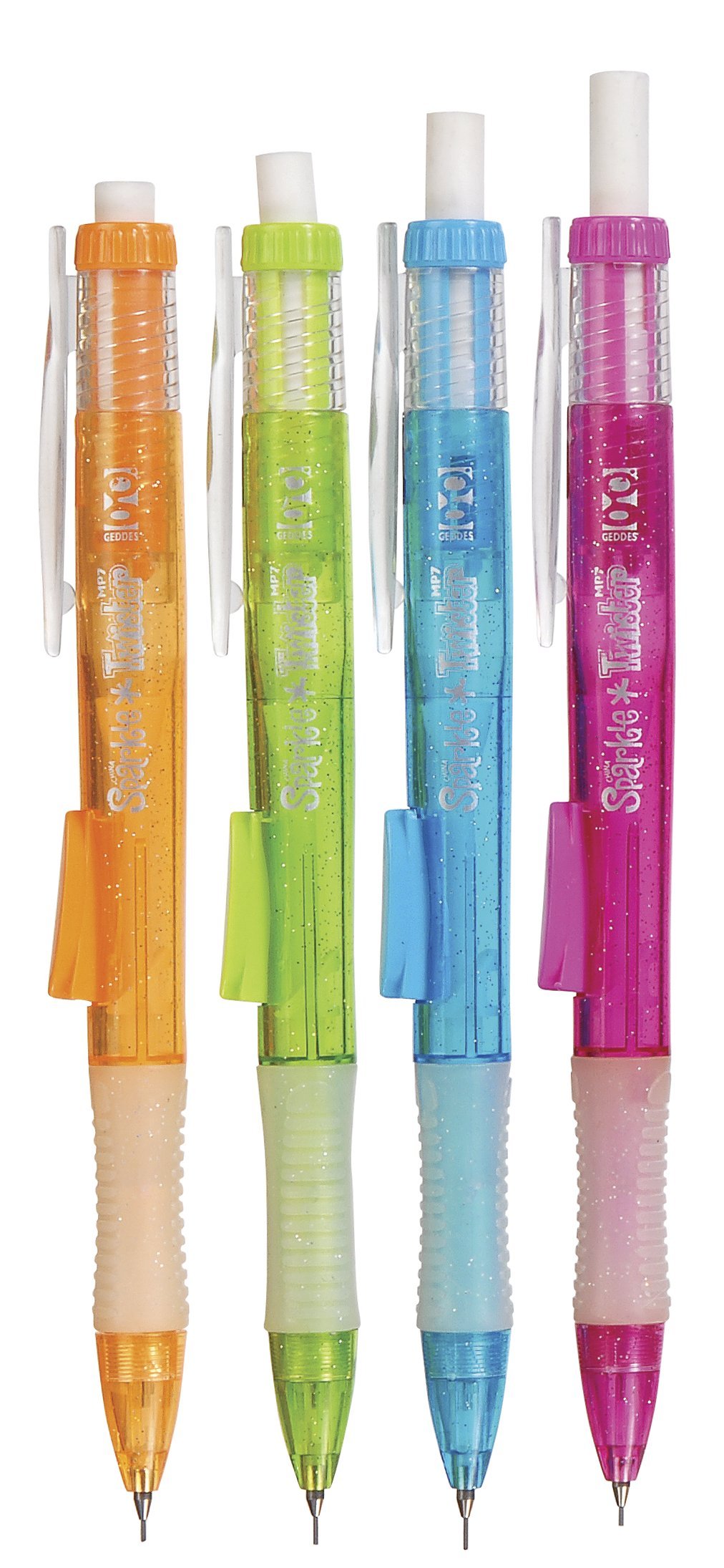 Geddes Sparkleツイスト.7 MM機械鉛筆Assortment – Set of 24 Amazon