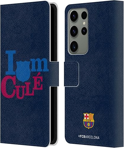 Miniatura 8 de Head Case Designs Officially Licensed FC Barcelona Barca Campions Leather Book Wallet Case Cover Compatible with Samsung Galaxy S23 Ultra 5G