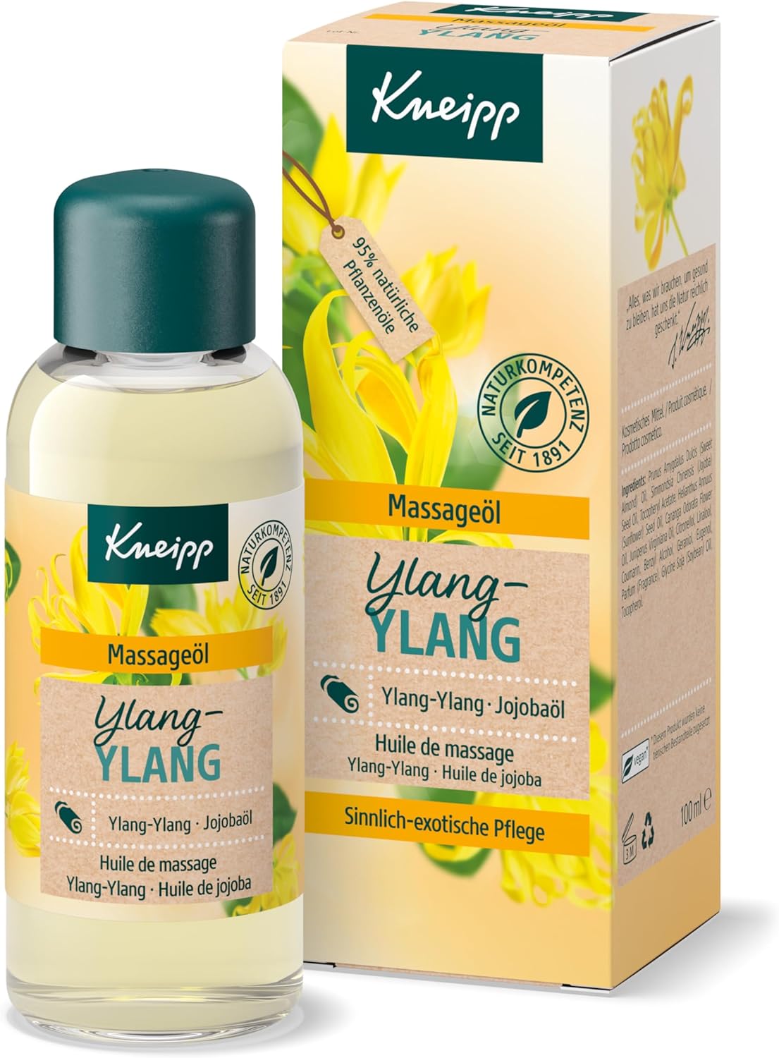 Kneipp Nourishing massage oil Ylang-Ylang, 100 ml (1 piece)