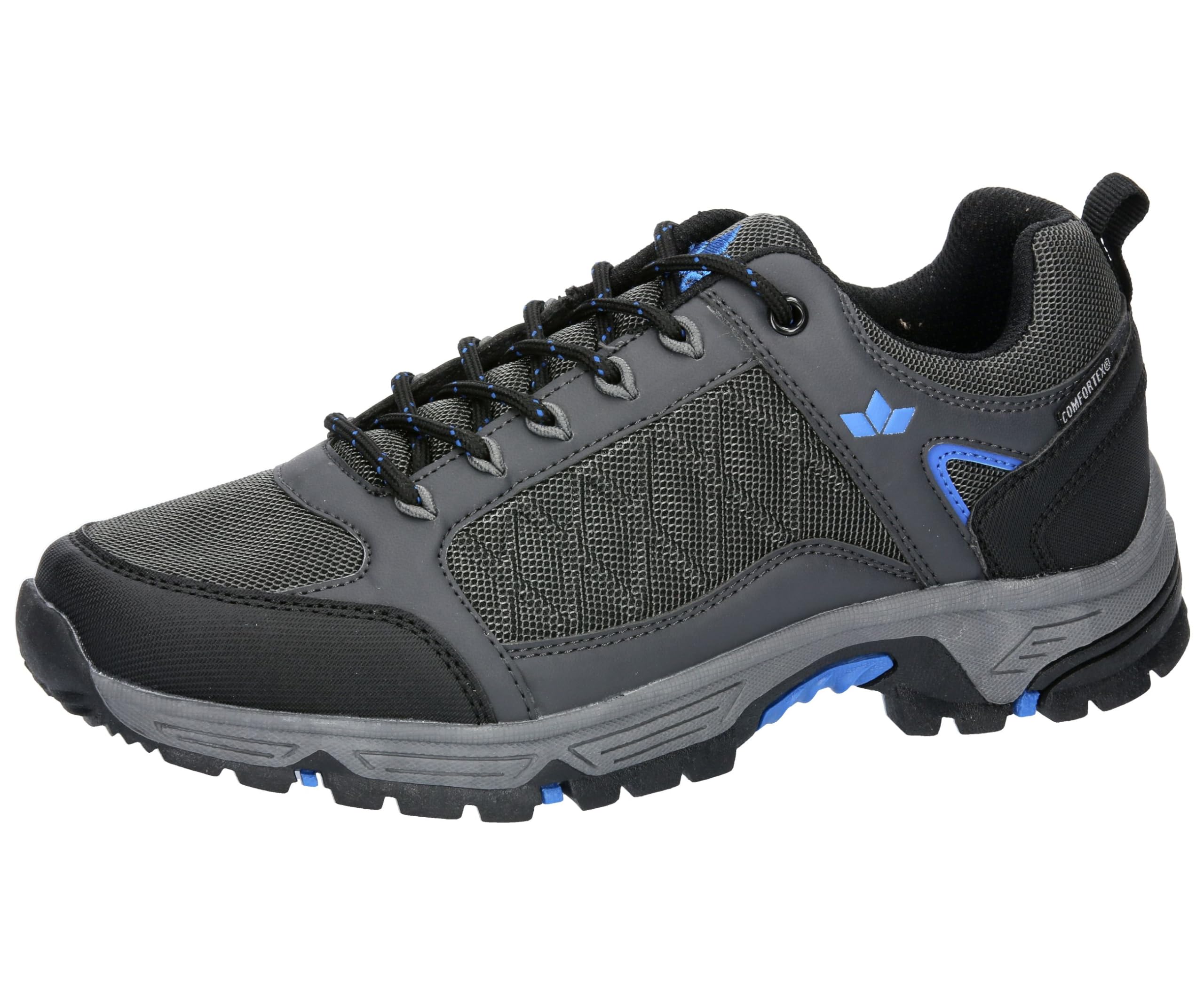 Lico Men's Indianapolis Trekking Shoes, grey/blue, 36 EU