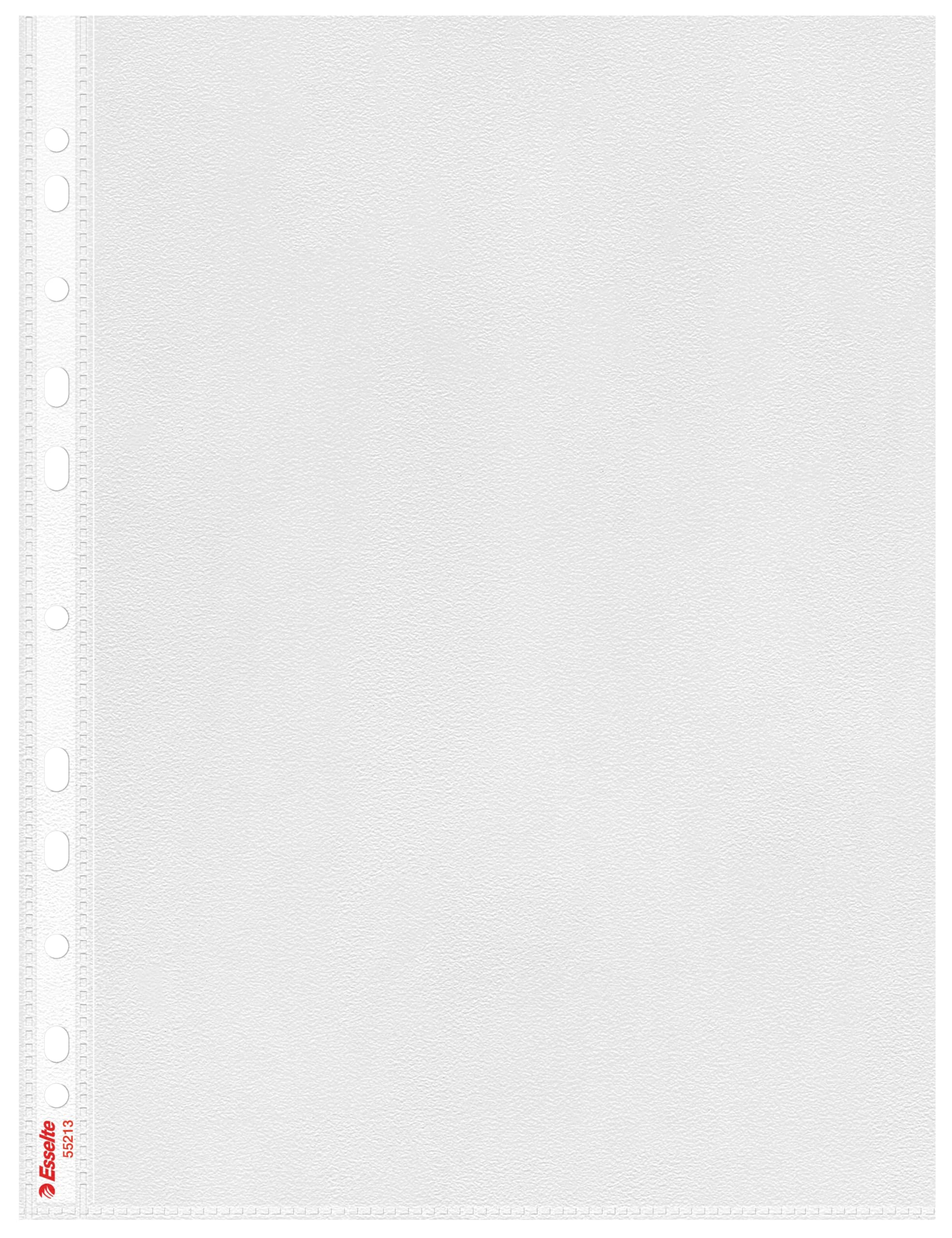 Leitz 55213 Standard Plus Document Wallet A4 Colourless PP Grained Waterproof Pack of 100