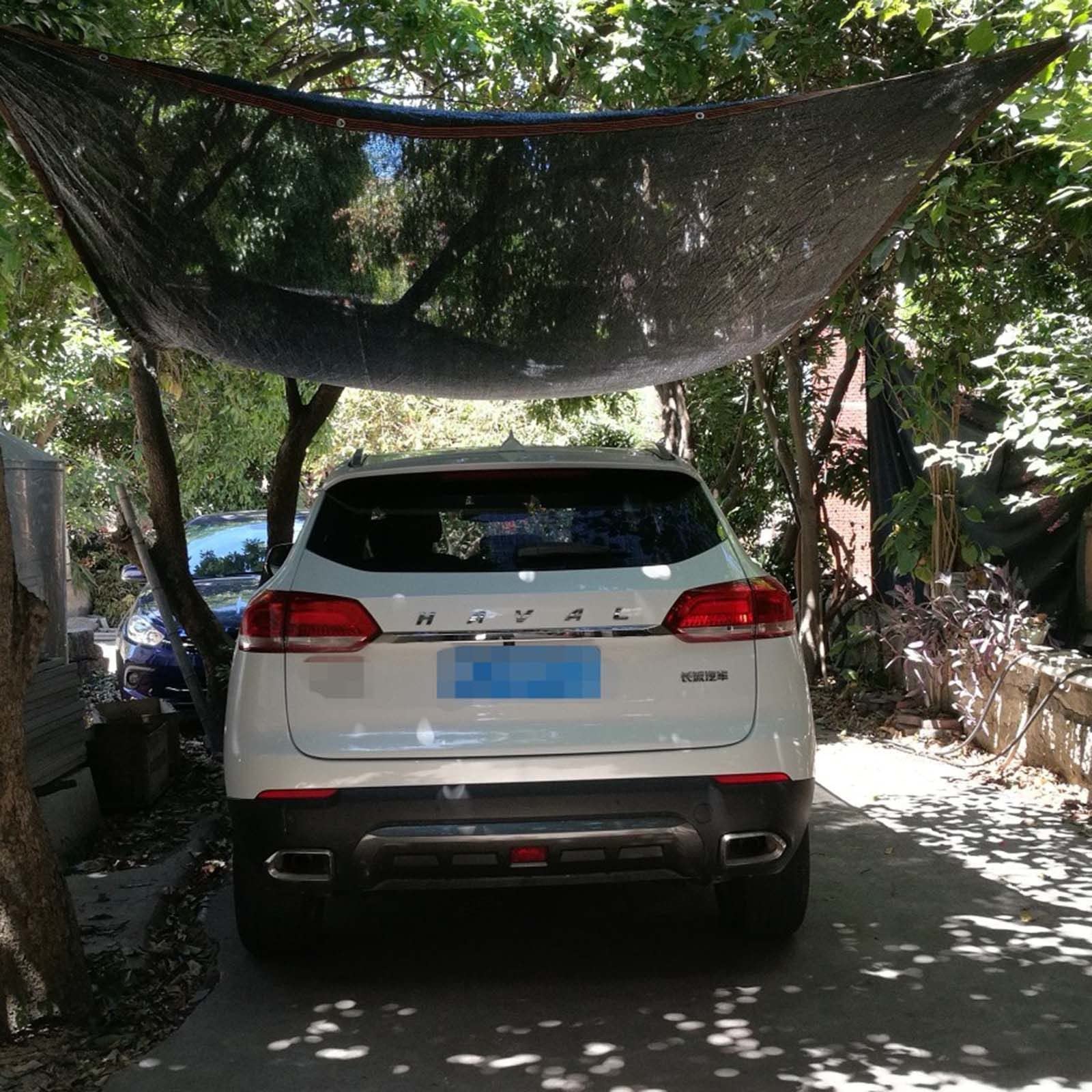 Czarna tkanina do roślin - 4 x 4 m