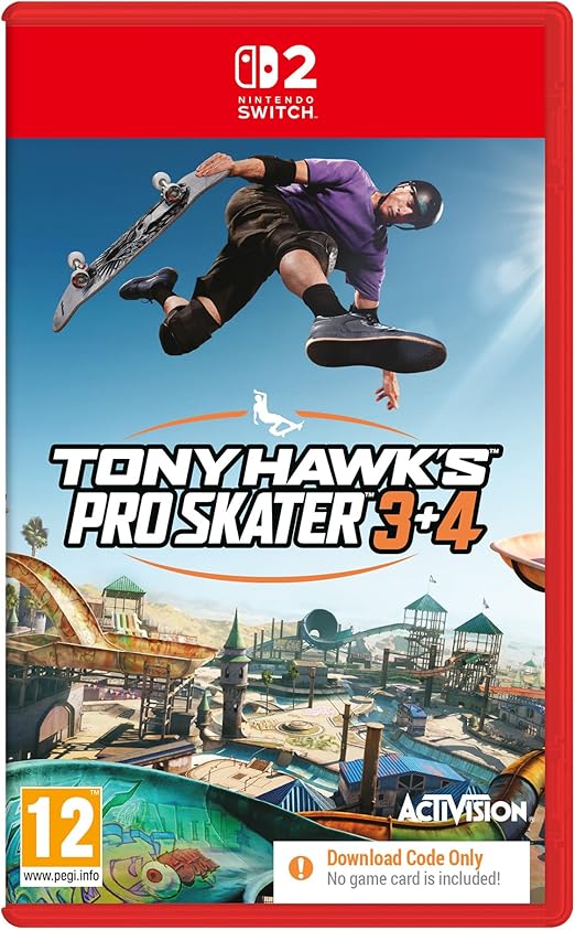 Nintendo Switch 2 – Juego Tony Hawk's™ Pro Skater™ 3 + 4 (Código en la caja)