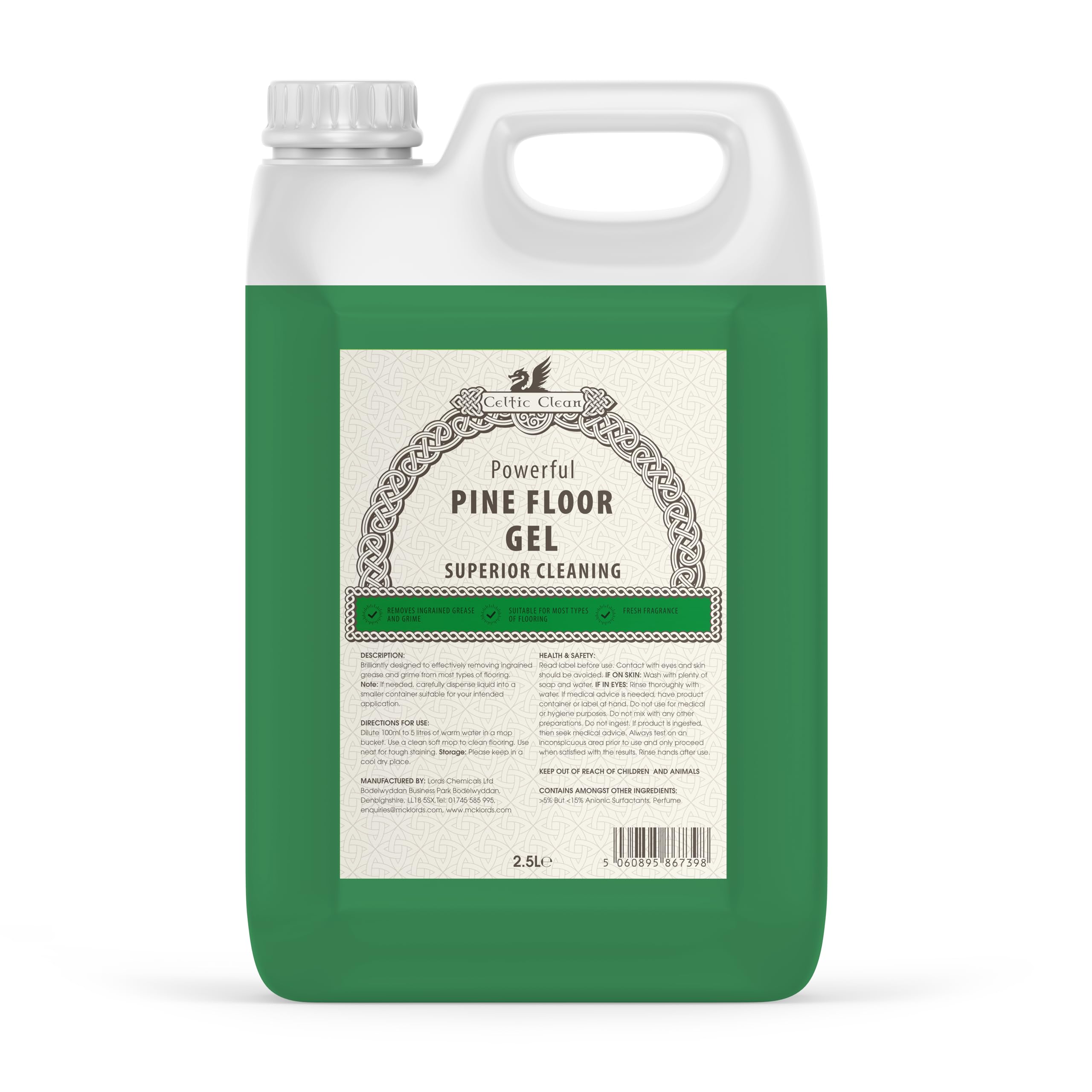 Celtic Clean - Pine Floor Gel - 2.5 Litre