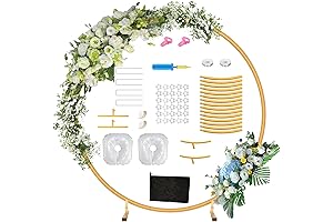 7.2FT Round Circle Backdrop Stand