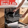 Freidora de Aire Gourmia - 7 Qt de Gran Capacidad con Pantalla LED, 12 Preajustes con un Toque, Tecnología FryForce 360°, Canasta y Bandeja Crujiente Antiadherentes Aptas para Lavavajillas, Negro 7