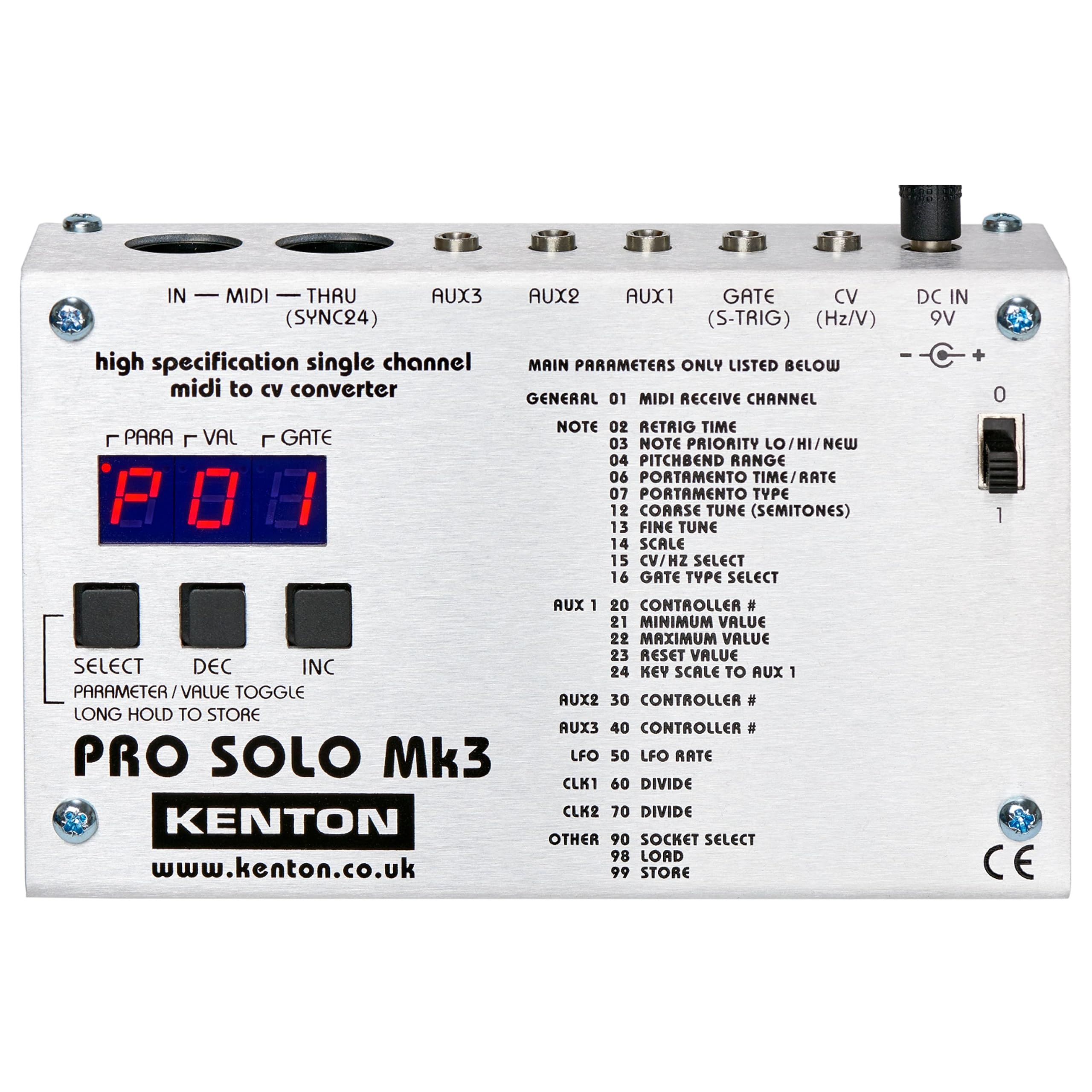 DTM・DAW kenton pro cv to midi Kenton Electronics Thru-12 & Pro CV to MIDI
