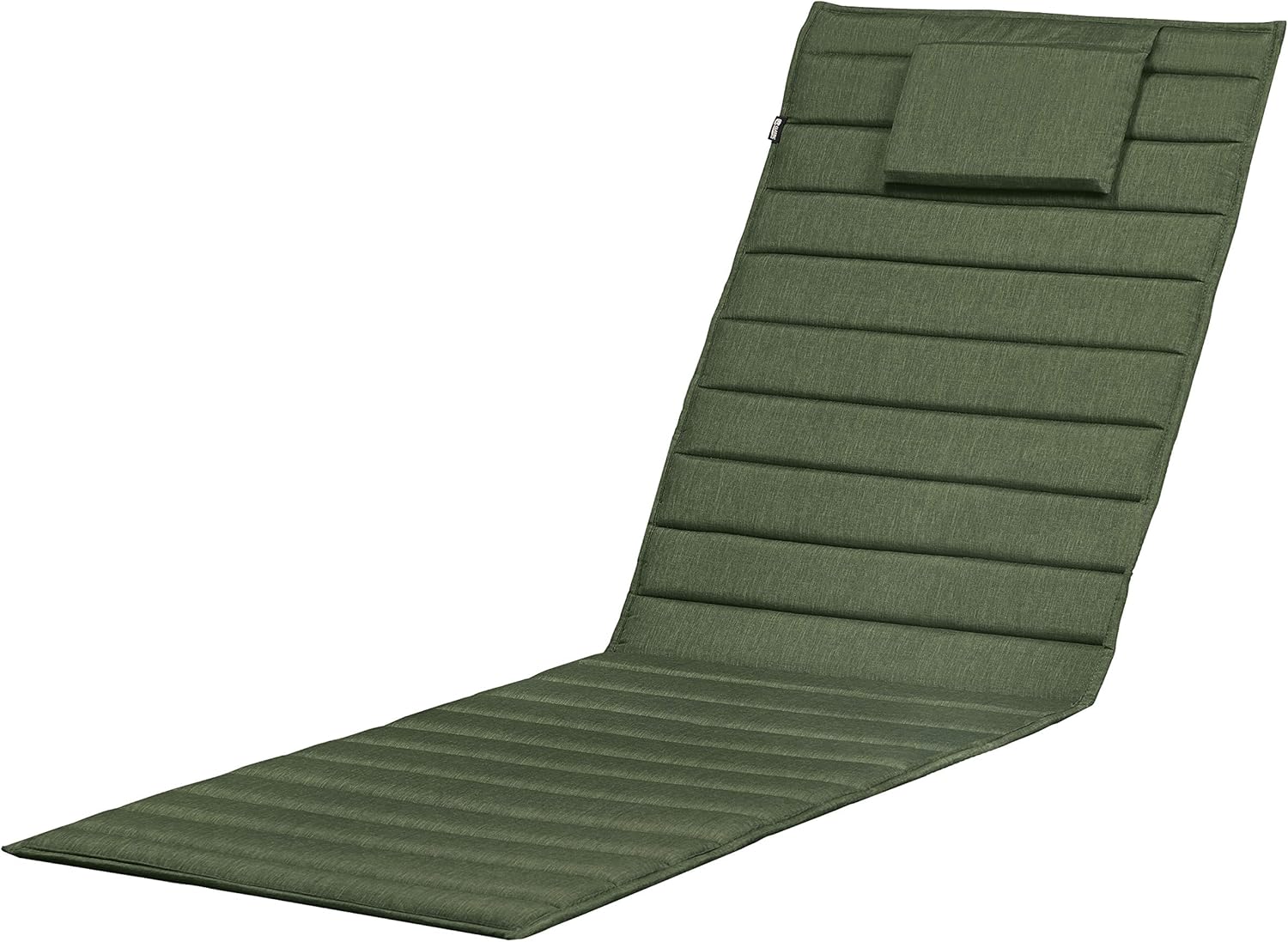 Classic Accessories Storigami Water-Resistant 74 x 23 Inch Chaise Lounge Cushion, Heather Fern, Patio Cushion