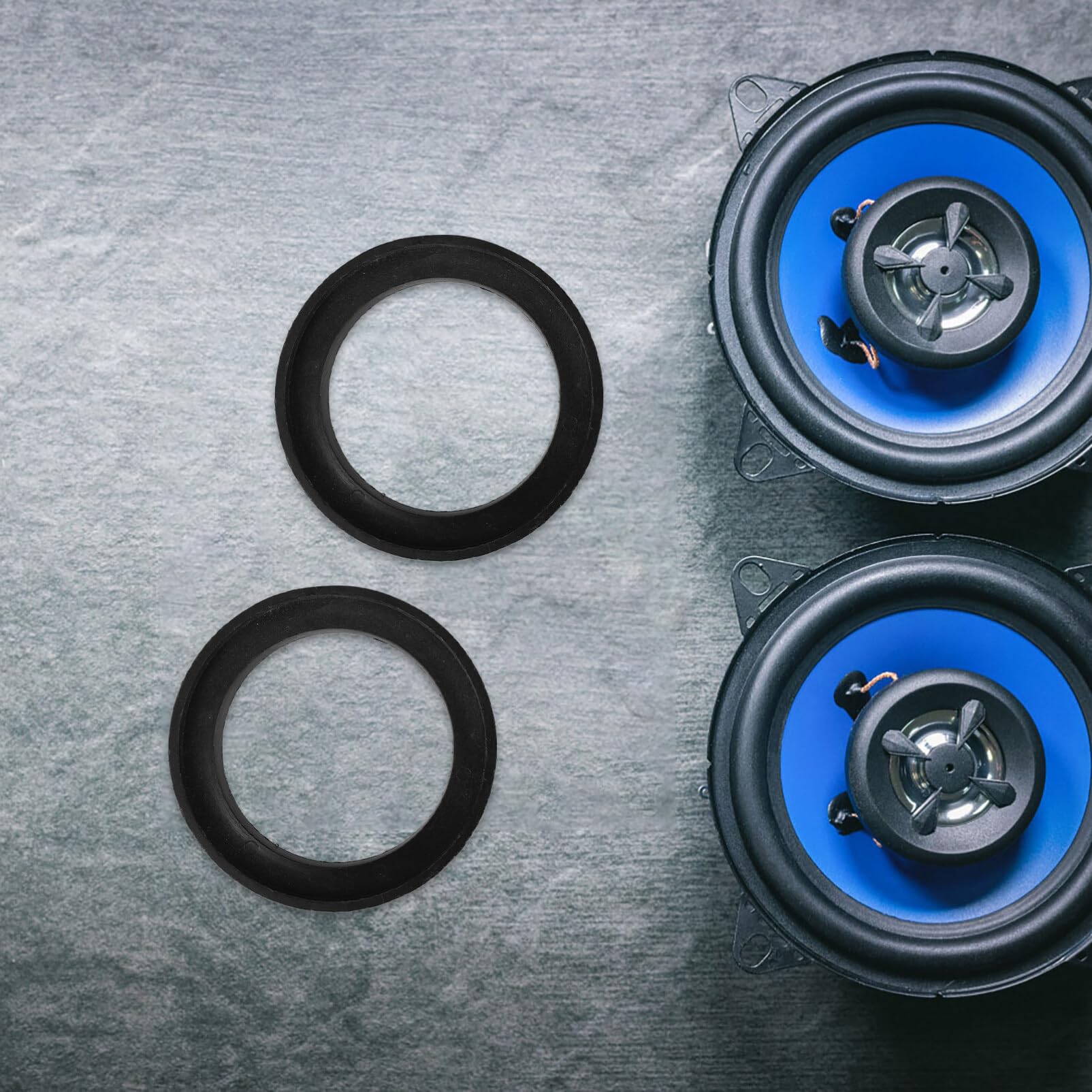 Adaptateur de haut-parleur Audio pour voiture, 6x9 à 6.5 pouces, 2 pièces, entretoise de montage 6.5 pouces, support de support de caisson de basses, klaxon pour Toyota Old Corolla  34