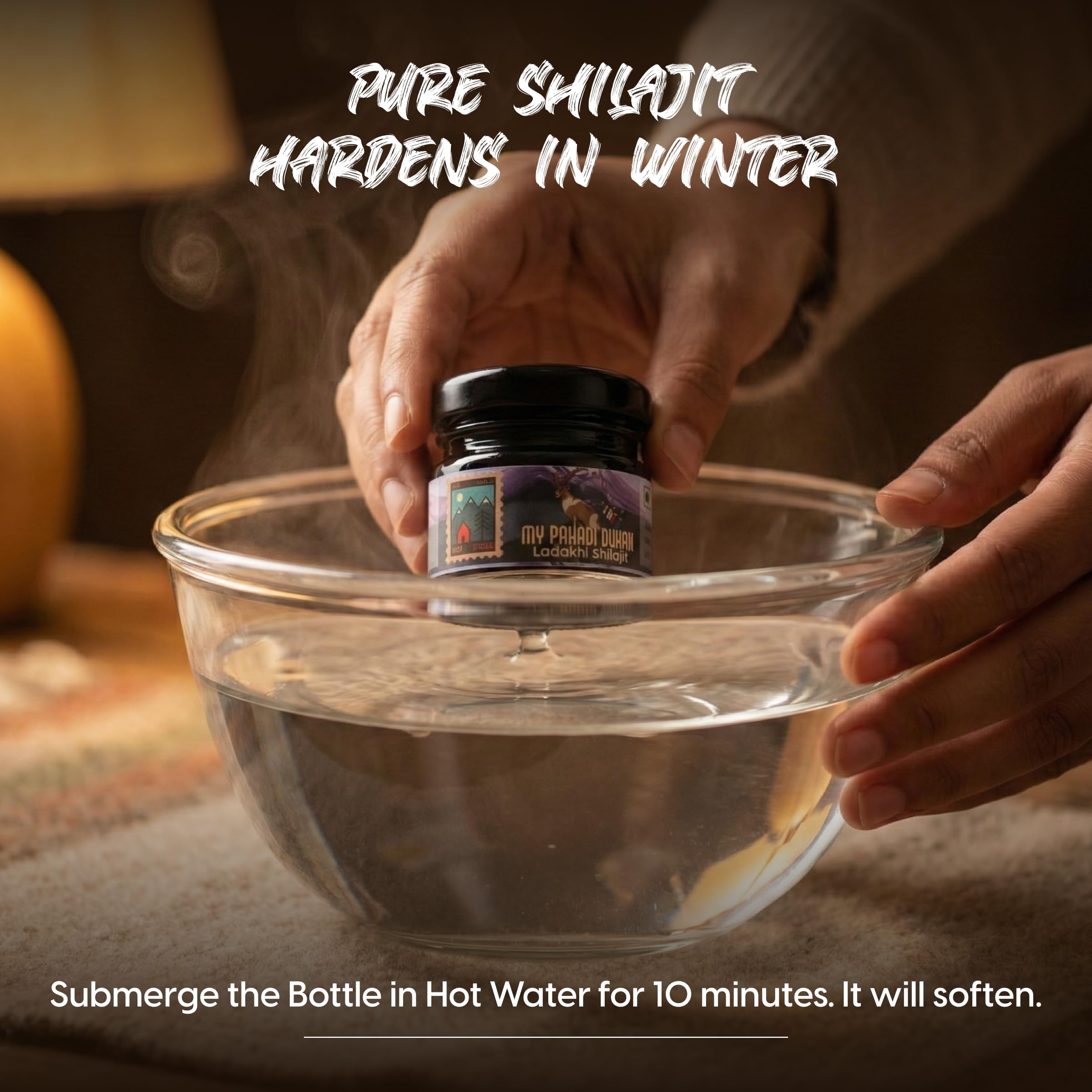 My Pahadi Dukan 100% Pure Ladakhi Shilajit Resin 40g, Authentic Pure Himalayan Shilajit, High Fulvic Potency, Natural Strength & Stamina Booster, Energy & Immunity Support, Lab-Tested Quality 3
