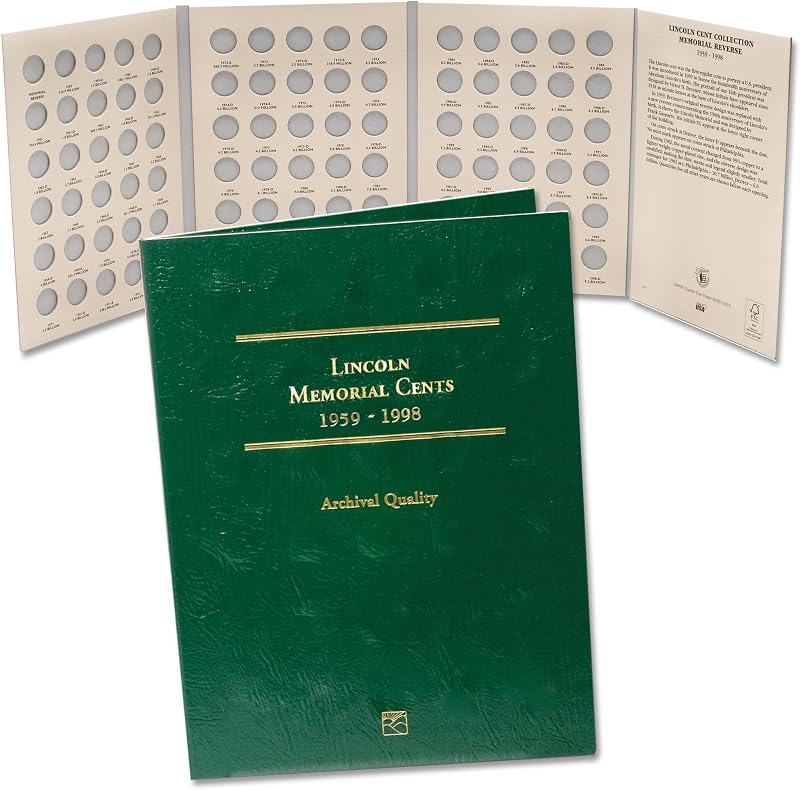 1959-1998 Lincoln Memorial Cent Folder