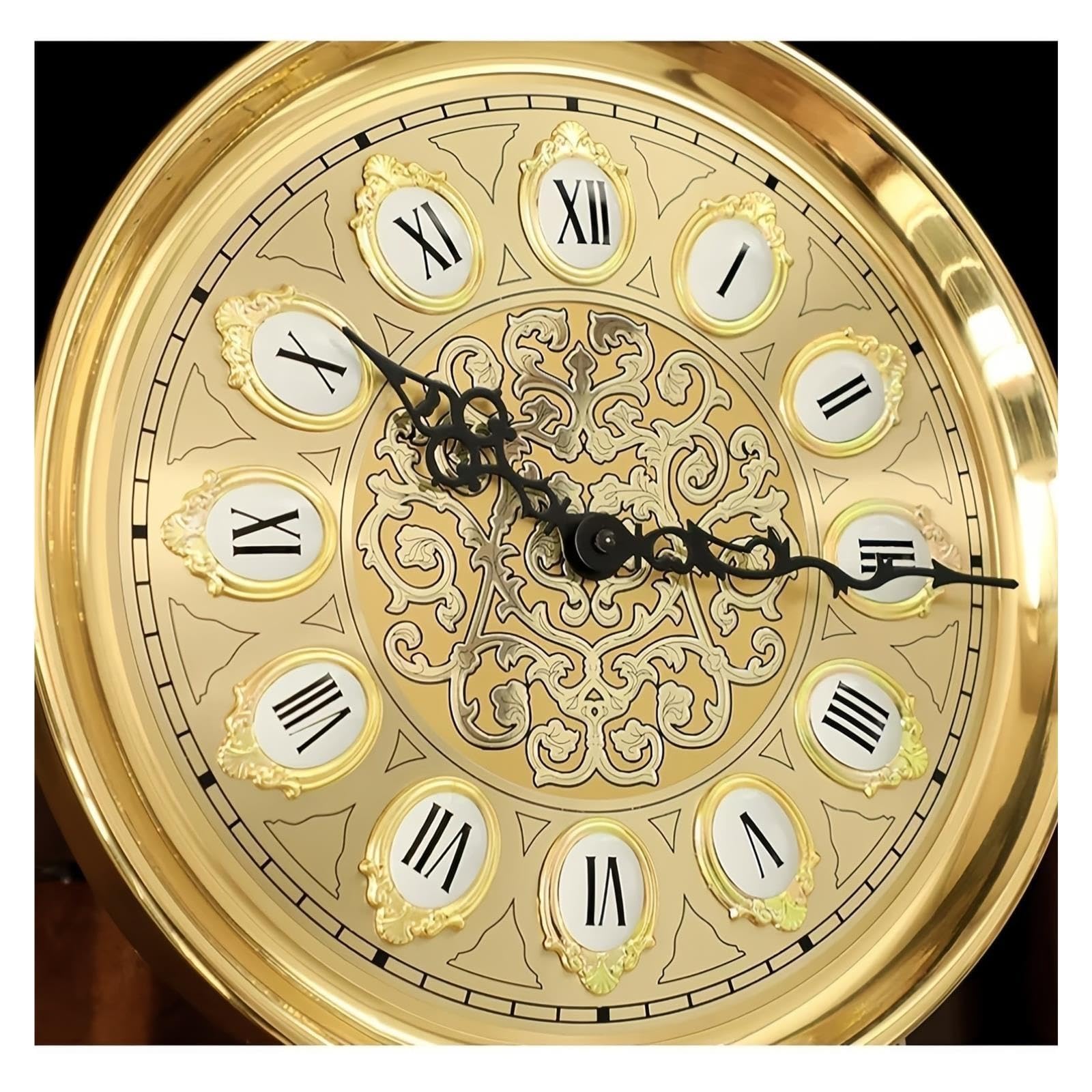 Reloj de abuelo Péndulo mecánico del reloj de piso del abuelo de madera