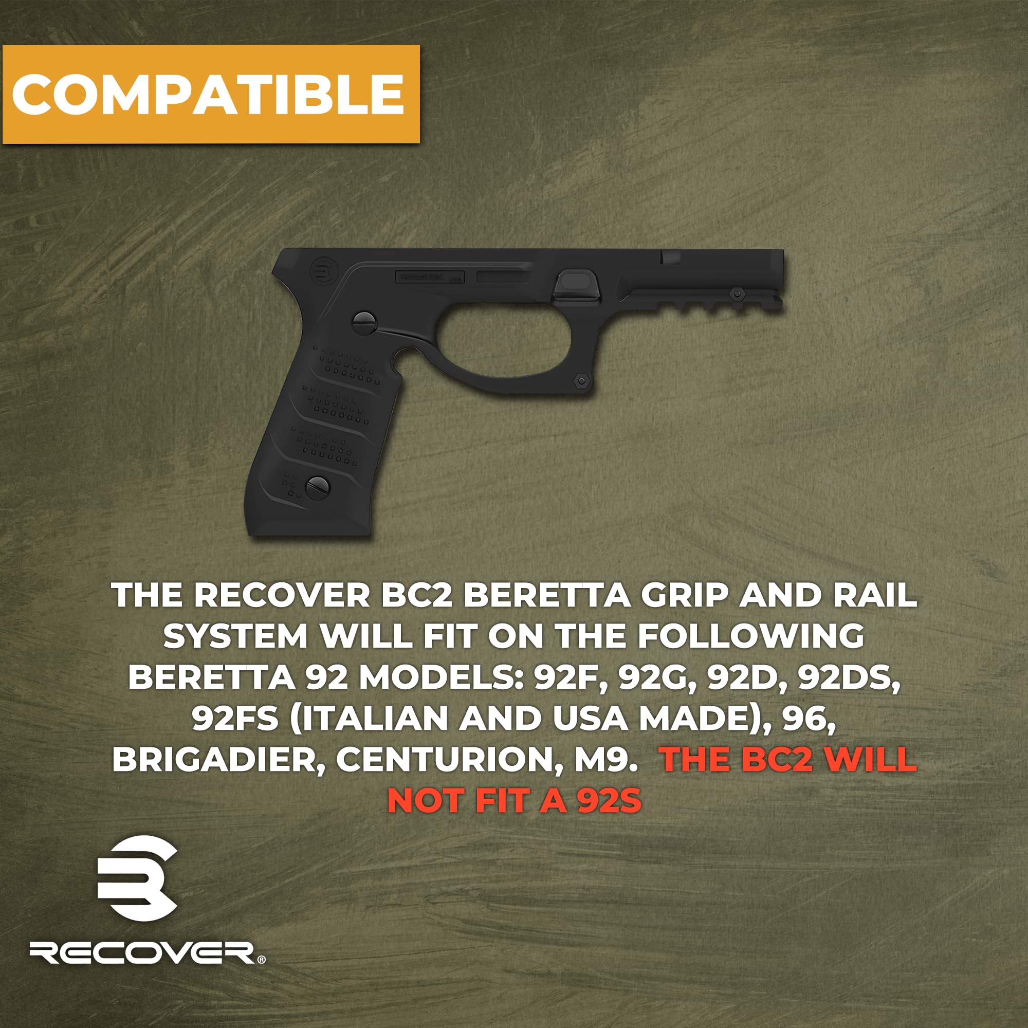 Amazon | 在庫販売 実物 RECOVER TACTICAL BC2 BERETTA用ライト