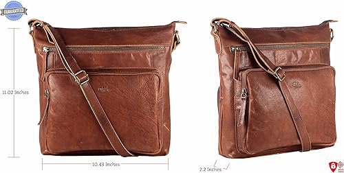 Miniatura 6 de Mou Meraki Bolso cruzado de cuero genuino y bolsos - Bolso cruzado sobre el hombro para mujer Genuine Leather, Crossover Bag, Over the Shoulder