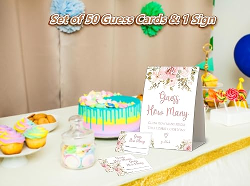 Miniatura 4 de Juego de ducha boho, How Many, juegos de baby shower, juegos de despedida de soltera, juegos de despedida de soltera, juegos de fiesta de